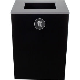 Spectrum Cube XL Trash Can, 32 Gallon, Black