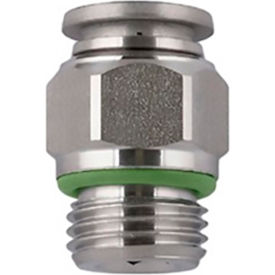 Straight Male Stainless Steel 10mm Tube x 1/2" Swift-Fit