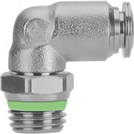 Swivel Male Elbow Metal Release Collet 14mm Tube x 3/8" Swift-Fit