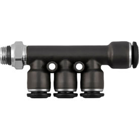 Manifold 6mm Tube x 1/8" BSPP
