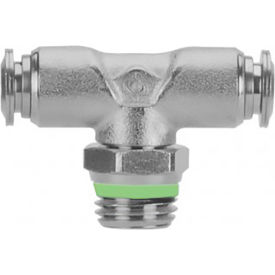 Swivel Male Branch Tee Metal Release Collet 12mm Tube x 3/8"
