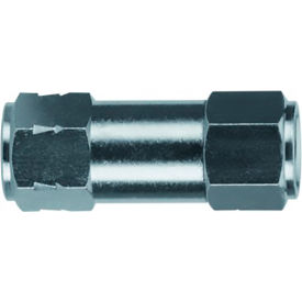 Flow Control Metal Release Collet 1/4" Tube x 10-32 UNF Flow Out Screw Adjustment
