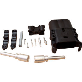 Battery Connector DIN A320 A32495-0049 Male Connector with 95mm Pin Contacts & 4 Aux