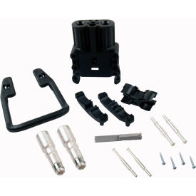 Battery Connector DIN A320 A32595-1049 Female Connector with 95mm Contacts, 4 Aux & Handle