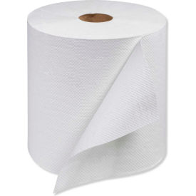 Universal Hand Towel Roll, 7.88" x 800 ft, White, 6 Rolls/Case