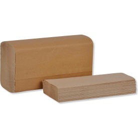 Multifold Hand Towel, 9.13" x 9.5", Natural, 250 Towels/Pack, 16 Packs/Case