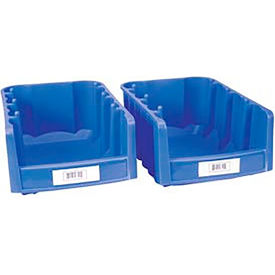 Bin Buddy Adhesive Label Holder (Top/Bottom Insert) 1-3/4" x 4" for Bins - Pack of 25