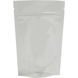Stand Up Zip Pouches, 2 lb., 9"W x 13-1/2"L, 4 Mil, Clear, 250/Pack