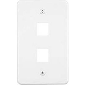 Porta-King Inplant Office, Cat 5 Phone Data Jack, Plastic, White