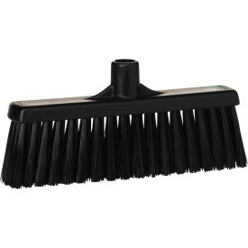 12" Upright Broom- Medium, Black