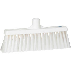 12" Upright Broom- Medium, White