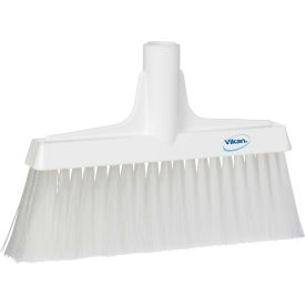 10" Upright Broom- Soft/Stiff, White