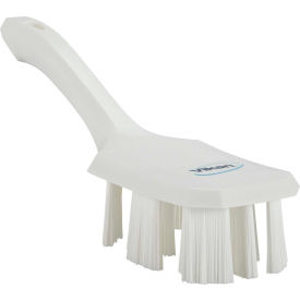 UST Short Handle Scrubbing Brush- Stiff, White