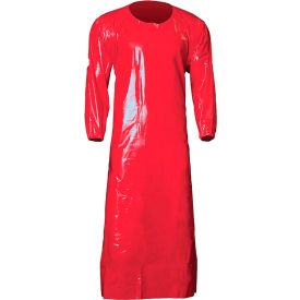 6 mil Gown- Large, Red