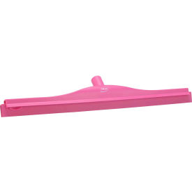 24" Double Blade Ultra Hygiene Squeegee, Pink