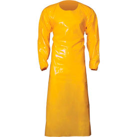 Top Dog 6 mil Gown- Xtra Large, Yellow