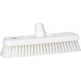 12" Deck/Wall Scrub- Stiff, White