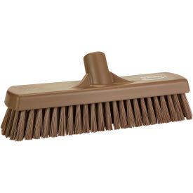 12" Deck/Wall Scrub- Stiff, Brown
