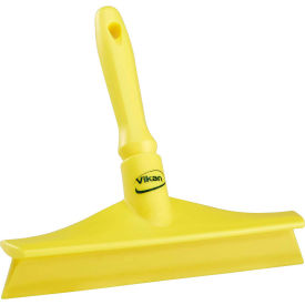 10" Single Blade Ultra Hygiene Bench Squeegee- Yellow