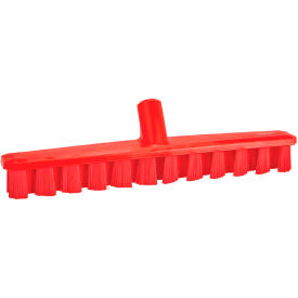 16" UST Deck Scrub- Stiff, Red