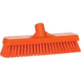 12" Deck/Wall Scrub- Stiff, Orange