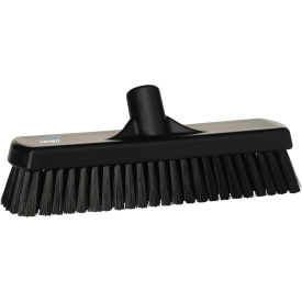 12" Deck/Wall Scrub- Stiff, Black