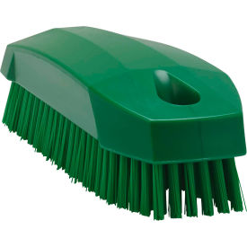 Small Hand Brush- Stiff, Green