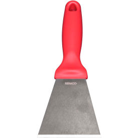 3" Stainless Steel Scraper, Red