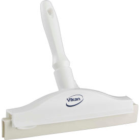 10" Double Blade Ultra Hygiene Squeegee, White