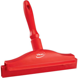 10" Double Blade Ultra Hygiene Squeegee, Red