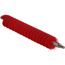 53654 0.8" Tube Brush for Flex Rod- Medium, Red