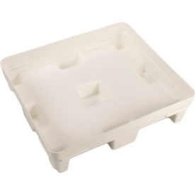 Aero Tote Pallet, 37-13/32"L x 32-39/64"W x 9-13/16"H, White