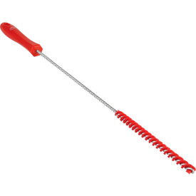 0.4" Tube Brush- Stiff, Red