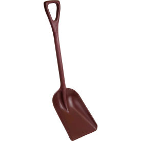 One-Piece Metal Detectable Shovel w/ 10" Blade, Red