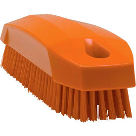 Small Hand Brush- Stiff, Orange
