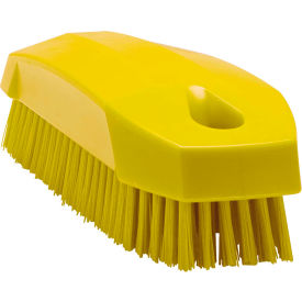 Small Hand Brush- Stiff, Yellow