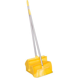 Lobby Dustpan w/Broom, Yellow