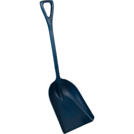 One-Piece Metal Detectable Shovel w/ 14" Blade, Blue