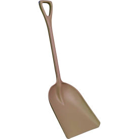 One-Piece Shovel with 14" Blade, Brown