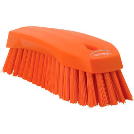 Large Hand Brush- Stiff, Orange