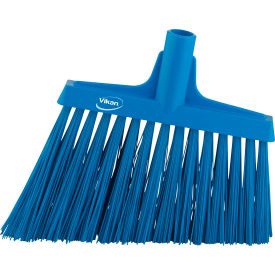 12" Angle Broom- Extra Stiff, Blue