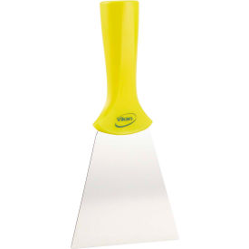 4" Stainless Steel Handle Mounted Scraper, Yellow
