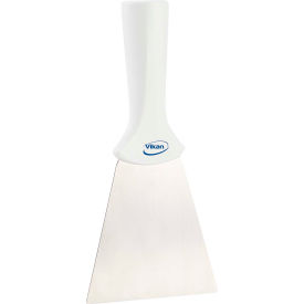 4" Stainless Steel Handle Mounted Scraper, White