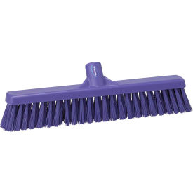 16" Small Particle Push Broom- Soft, Purple