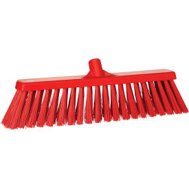 20" Push Broom- Extra Stiff, Red