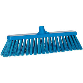 20" Push Broom- Extra Stiff, Blue