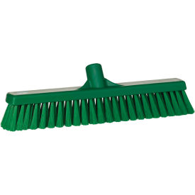 16" Small Particle Push Broom- Soft, Green