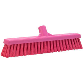 16" Small Particle Push Broom- Soft, Pink