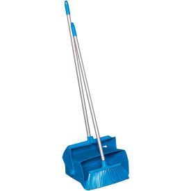 62503 Lobby Dustpan w/Broom, Blue