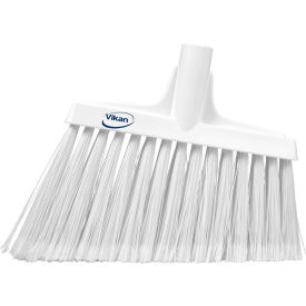Split Bristle Angle Head Broom, White